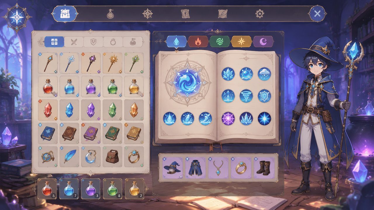 魔法师露娜 操作界面 页面配图 7