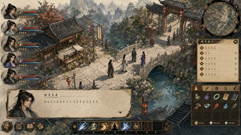 金庸群侠传5爱与死仙狐MOD六周年 天命线 内容截图 4